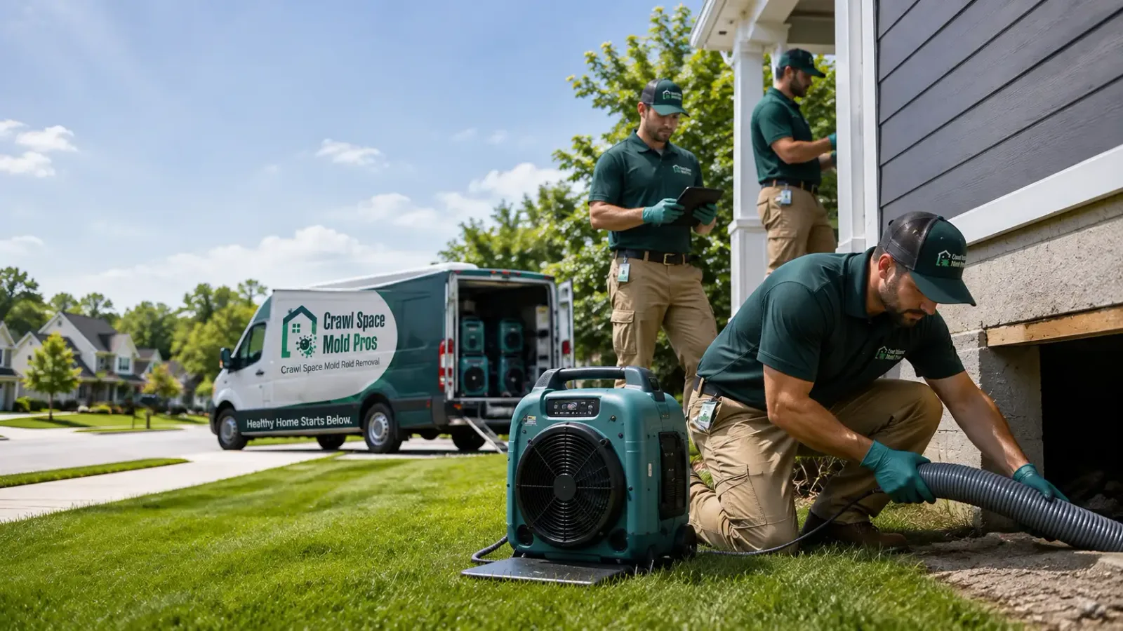 Crawl Space Mold Removal in Lima, OH